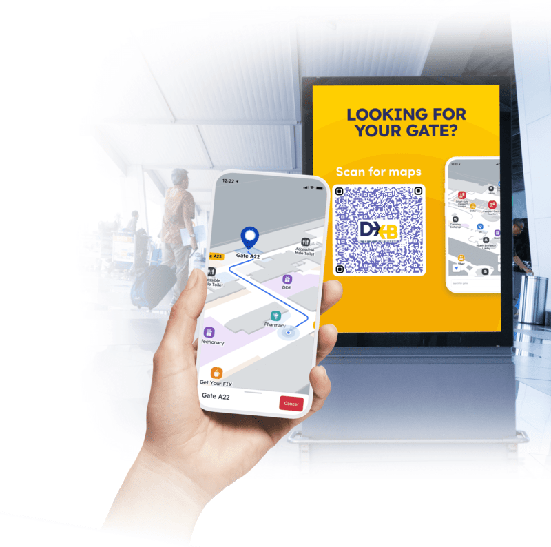Indoor Navigation & Maps for Airports | Pointr Deep Location®
