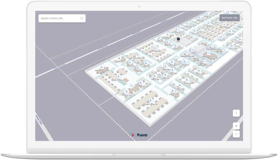 Indoor Map Key Indoor Mapping System | Pointr Deep Location®