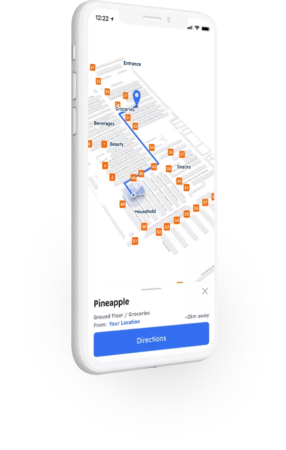 in-store navigation - angle